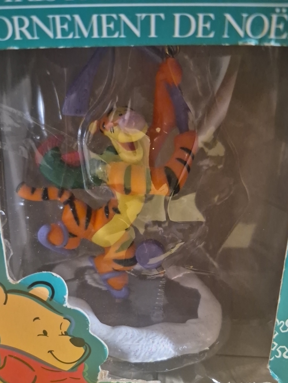 Tigger Holiday Ornament - Orange, Yellow, Purple